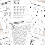 Letter K Worksheets   Alphabet Series   Easy Peasy Learners | Free Printable Letter K Worksheets