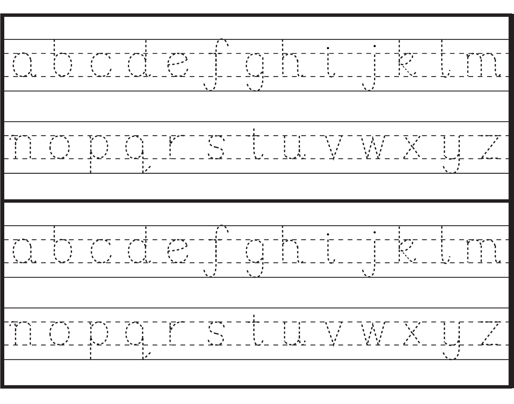 Letter Tracing Sheets Printable | Alphabet And Numbers Learning | Printable Printing Worksheets