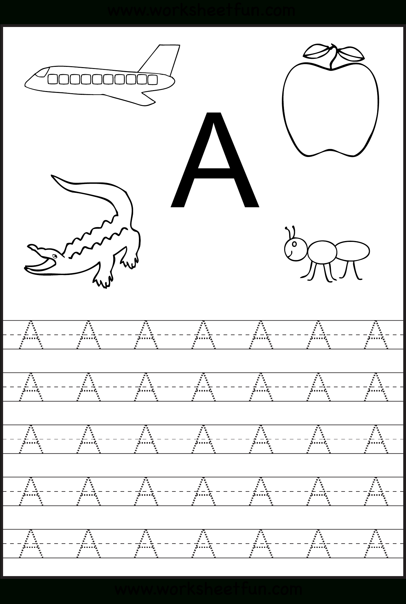 Letter Tracing (Website Has Loads Of Printable Worksheets | Printable Printing Worksheets