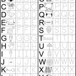 Letter Tracing Worksheet | Printable Worksheets | Kindergarten | Printable Worksheets For Preschoolers The Alphabets