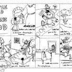 Little Red Riding Hood Funny Minibook   Esl Worksheetineta | Little Red Riding Hood Worksheets Printable