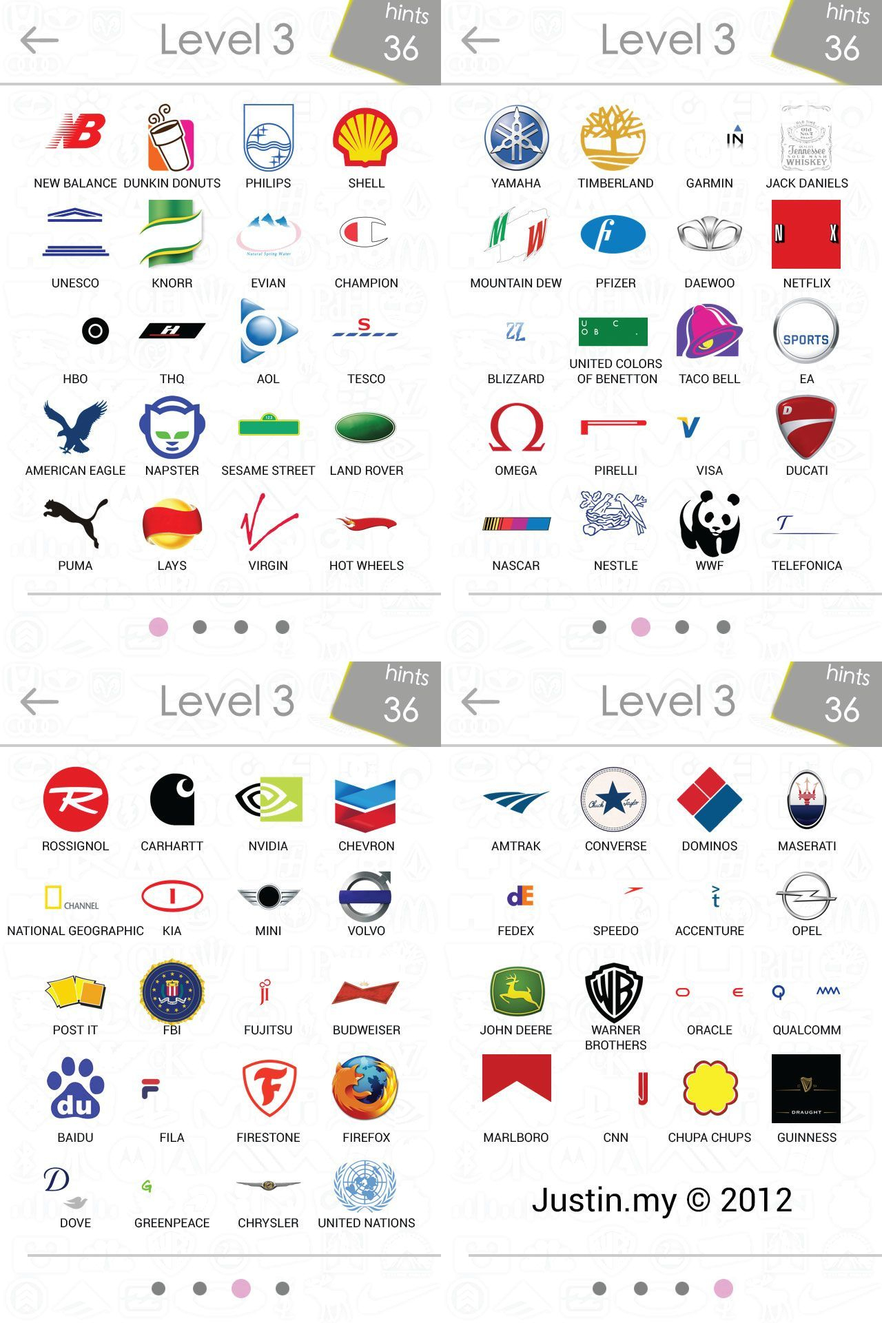 Logos-Quiz-Answers-Level-3 | Random | Logo Quiz Games, Logo Answers | Printable Logo Quiz Worksheet