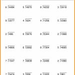 Long Division Worksheets 5Th Grade To Learning   Math Worksheet For | Free Printable Division Worksheets
