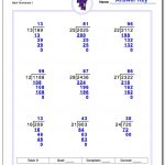 Long Division Worksheets | Printable Long Division Worksheets