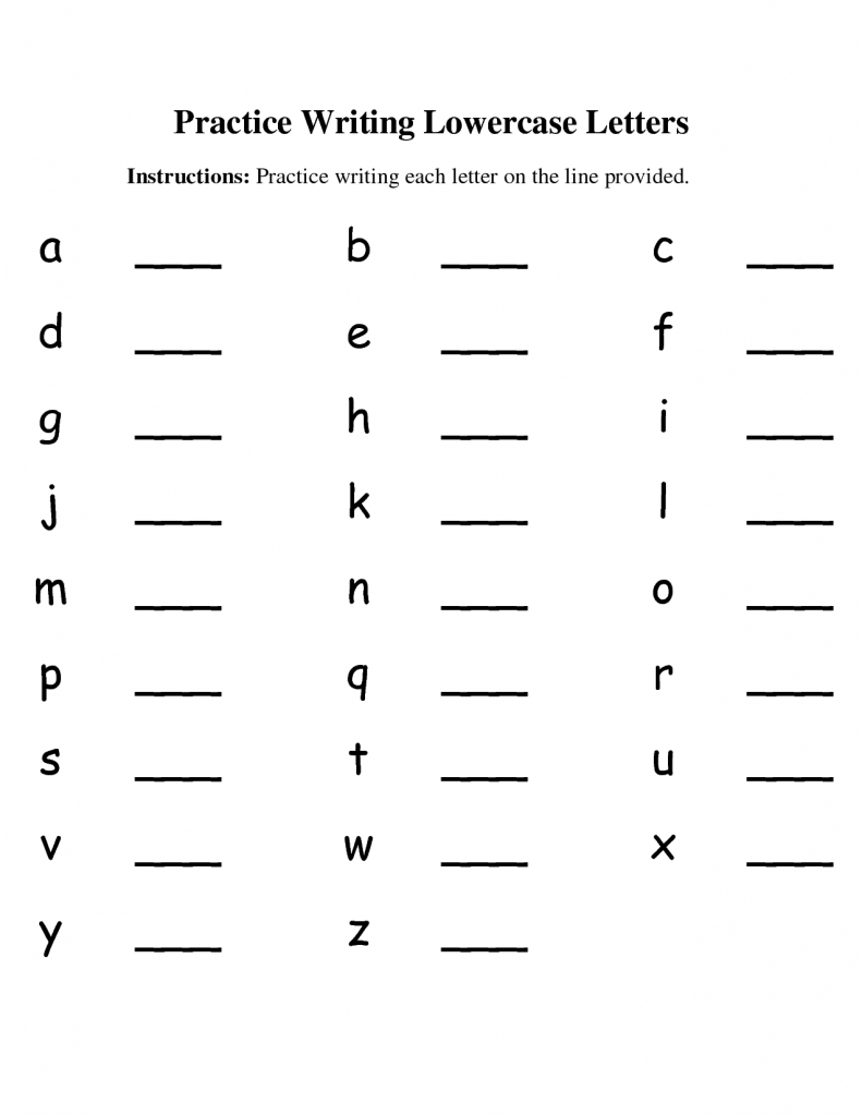 Lowercase Letters Worksheet | Education | Letter Worksheets | Lower Case Alphabet Printable Worksheets