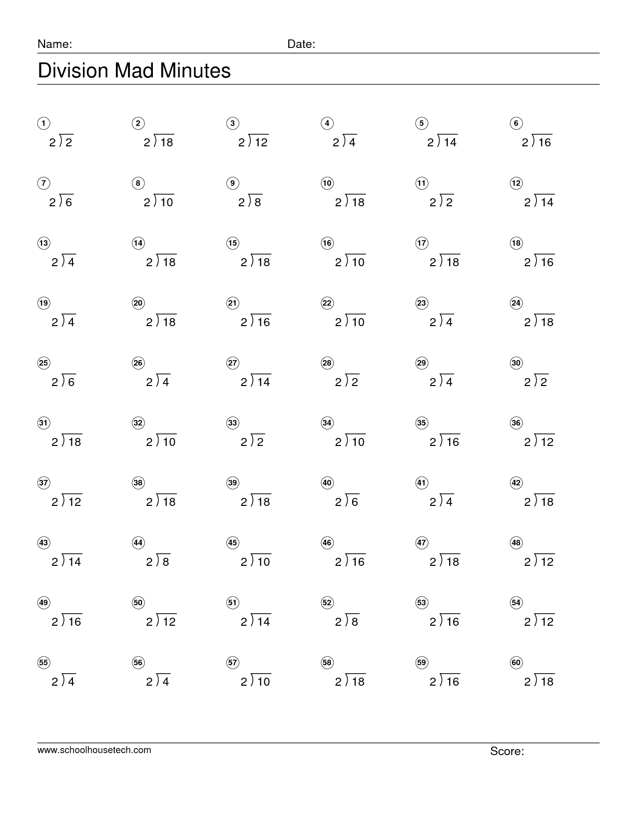 Mad Minutes Multiplication Worksheets Printable | Math | 4Th Grade | Multiplication Printable Worksheets 4Th Grade