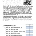 Martin Luther King Worksheet   Free Esl Printable Worksheets Made | Martin Luther King Free Printables Worksheets