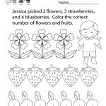 Math Coloring Worksheet   Free Kindergarten Learning Worksheet For | Printable Math Coloring Worksheets