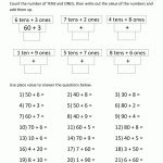 Math Place Value Worksheets 2 Digit Numbers | Free Printable Tens And Ones Worksheets For First Grade