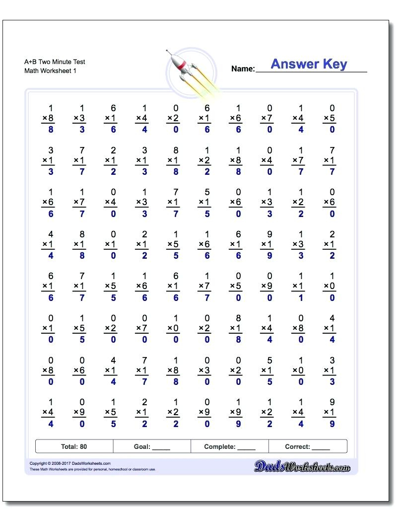 Math Multiplication Facts Worksheet Generator Times Tables Worksheets 