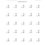 Math Worksheet: Touch Math Worksheets. Grade 5 Multiplication | Touch Math Printable Worksheets
