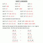 Math Worksheets 5Th Grade Complex Calculations | 5Th Grade Exponents Printable Worksheets