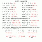 Math Worksheets 5Th Grade Complex Calculations | Printable Pemdas Worksheets