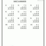 Math Worksheets 7Th Grade Printable Free Shocking 8Th With Answers | Multiplication Worksheets 7Th Grade Printable