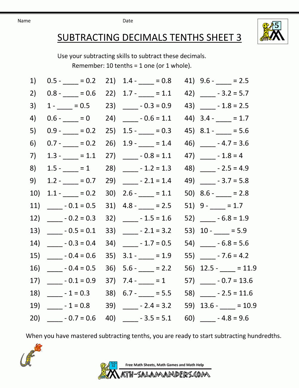 Arithmetic Worksheets Printable Printable Worksheets