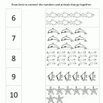 Math Worksheets Kindergarten | Printable Matching Worksheets For Preschoolers