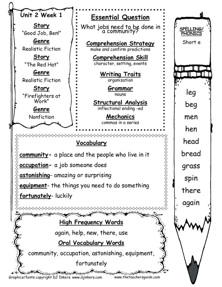 McgrawHill Wonders First Grade Resources And Printouts Free