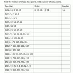 Median Worksheets | Free Printable Statistics Worksheets