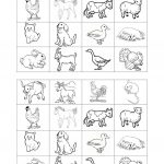 Memory Game On Farm Animals Worksheet   Free Esl Printable | Farm Animals Printable Worksheets