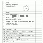 Mental Math 2Nd Grade | Math Test Printable Worksheets