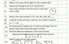 Math Test Printable Worksheets