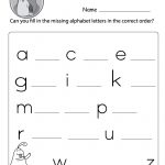 Missing Letter Worksheets (Free Printables)   Doozy Moo | Alphabet Printables Free Worksheets