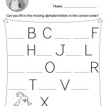 Missing Letter Worksheets (Free Printables)   Doozy Moo | Fill In The Missing Letters In Words Printable Worksheets