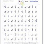 Mixed Multiplication Worksheet And Division Worksheet #division | Printable Multiplication And Division Worksheets