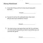Money Word Problems Worksheet   Free Printable Educational Worksheet | Free Printable Money Word Problems Worksheets