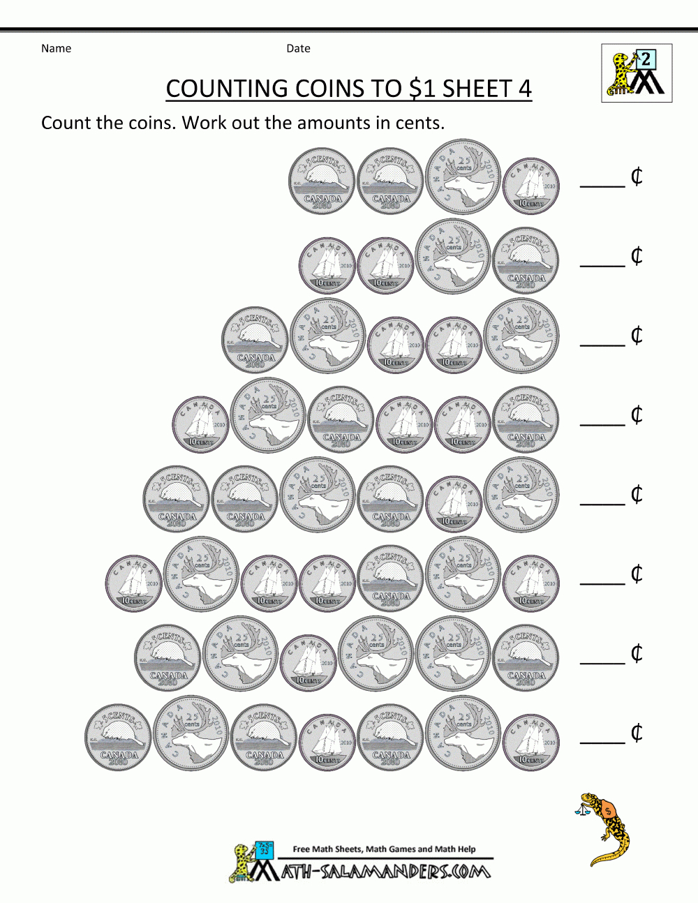 Easy Money Worksheets Printable Printable Worksheets