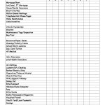 Monthly Expense Report Template | Daily Expense Record Week 1 | Daily Budget Worksheet Printable