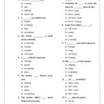 Multiple Choice Test. For Beginners Worksheet   Free Esl Printable | English Test Printable Worksheets