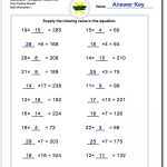 Multiplication Pre Algebra Problems | Multiplication Worksheets | Free Printable Math Worksheets Pre Algebra