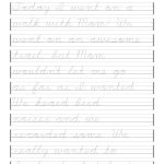 Multiplication Word Problems 4Th Grade And Cursive Writing Alphabet | Free Printable Cursive Writing Worksheets For 4Th Grade