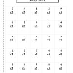 Multiplication Worksheets And Printouts | Printable Multiplication Worksheets