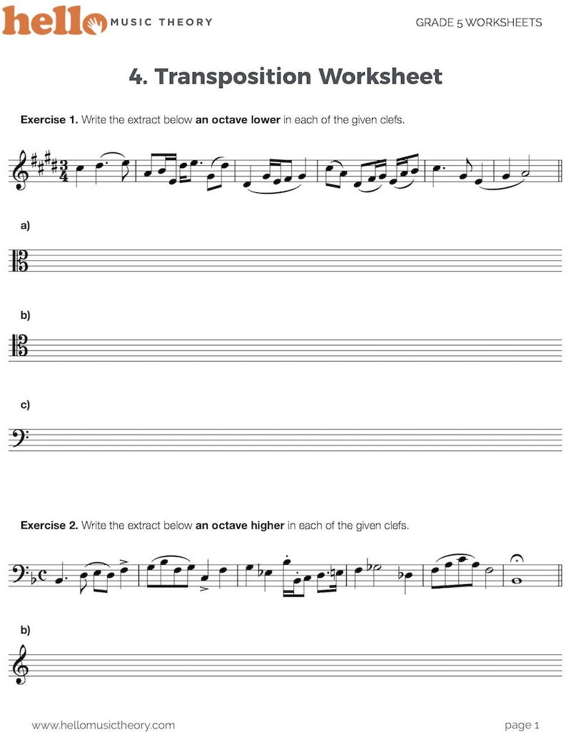 Music Theory Worksheets With 1500+ Pdf Exercises | Hello Music Theory | Free Printable Music Theory Worksheets
