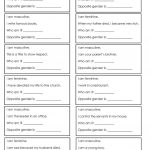 Nouns Gender Worksheet   Free Esl Printable Worksheets Madeteachers | Free Printable Worksheets On Genders