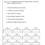 Nouns Worksheets And Printouts | Free Printable Verb Worksheets