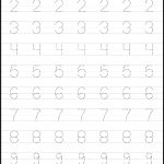 Number Tracing Worksheets For Kindergarten  1 10 – Ten Worksheets | Printable Worksheets For Preschoolers On Numbers 1 10