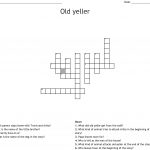 Old Yeller Crossword   Wordmint | Old Yeller Printable Worksheets