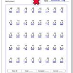 Onetwo Digits 20S And 30S Worksheet #multiplication #worksheet | Free Printable Double Digit Multiplication Worksheets
