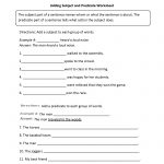 Parts Of A Sentence Worksheets | Subject And Predicate Worksheets | Grammar Worksheets Year 6 Printable