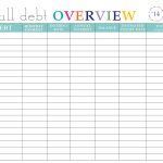 Paying Off Debt Worksheets   Free Printable Debt Payoff Worksheet | Debt Worksheet Printable