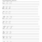 Penmanship Worksheet 2 | Home Schooling | Cursive Writing Worksheets | Printable Cursive Handwriting Worksheets Alphabet