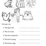 Pets And Adjectives Worksheet   Free Esl Printable Worksheets Made | Pets Worksheets Printables