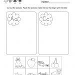 Phonics Worksheet For Kids   Free Kindergarten English Worksheet For | Kindergarten Worksheets Free Printables Phonics