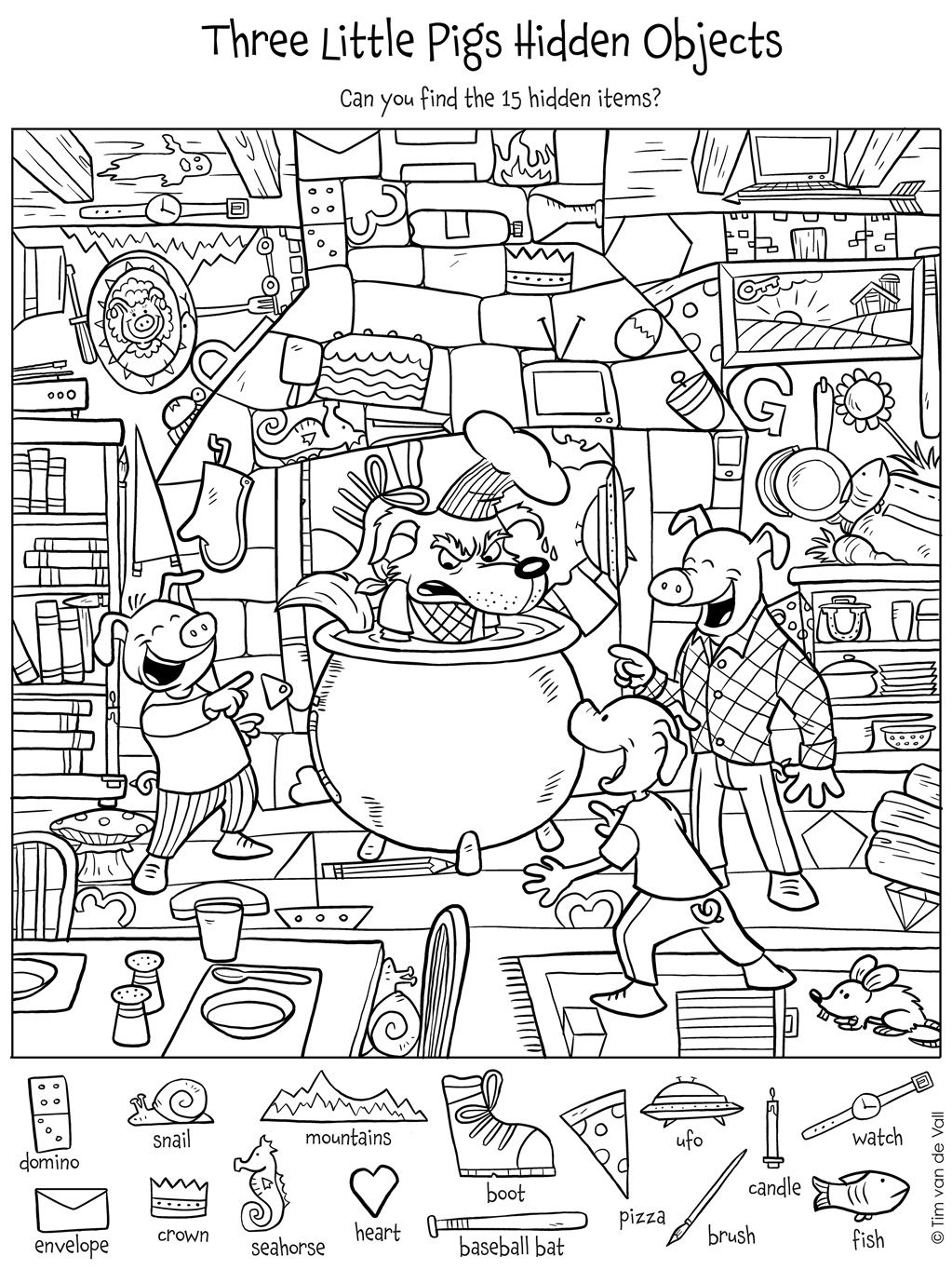 Hidden Picture Worksheet