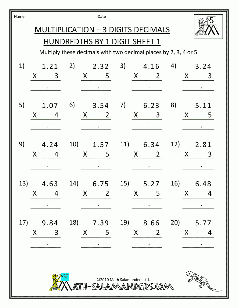 Pintychanda Carter On Math Worksheet | 4Th Grade Math Worksheets | Printable Math Worksheets Grade 5
