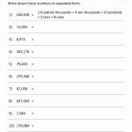 Place Value Worksheet   Up To 10 Million | Free Printable Expanded Notation Worksheets