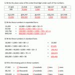 Place Value Worksheet   Up To 10 Million | Printable Place Value Worksheets 5Th Grade